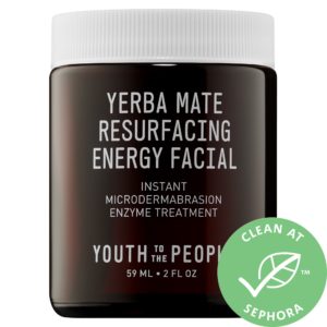 Yerba Mate Resurfacing + Exfoliating Energy Facial with Enzymes for beautiful skin
